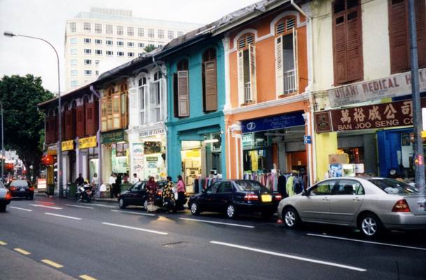 Arabská ulica v modernom štýle - Singapúr.