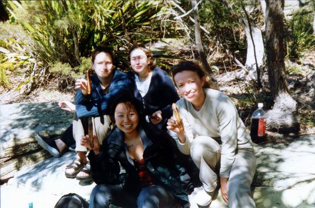 BBQ in Royal National Park - with Kumiko, Janette and both Catherines.