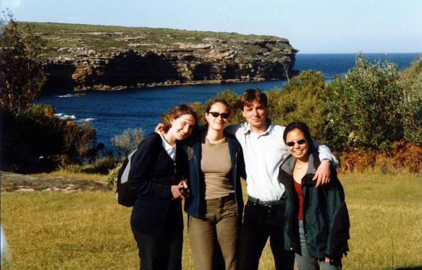 The nature in Royal National Park - Kumiko, Catherine II, Janette & me.