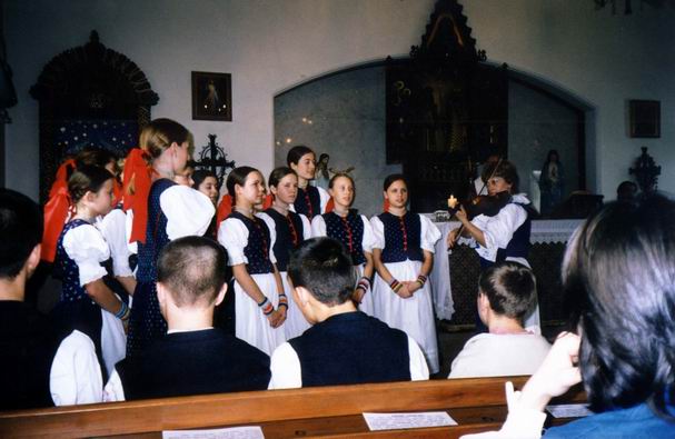 Slovenský súbor v Lidcombe, Vianoce 2001.