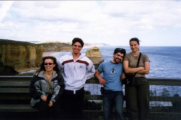 Team picture at Twelve Apostles, Great Ocean Road, SA.