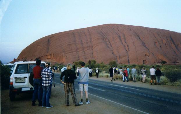 Uluru / Ayers Rock - sunrise at 0642am.