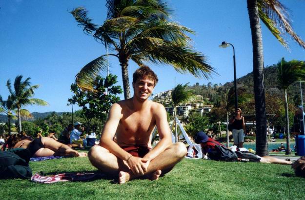 Airlie Beach - známa backpackerská destinácia.