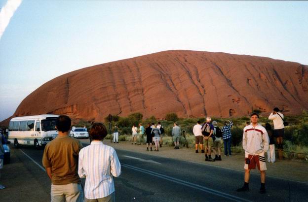 Uluru / Ayers Rock - vychod slnka o 0642h.