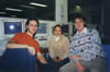 In computer lab at Central College - Jaro, Siffat & me.