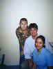 With Siffat & Maria at Central College.
