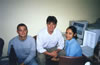 With Matush and Siffat in PC lab at CC.