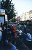 Atmosphere on Oxford Street - preparation to Mardi Gras march.