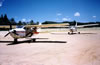 Plane on the Frasier Island beach.